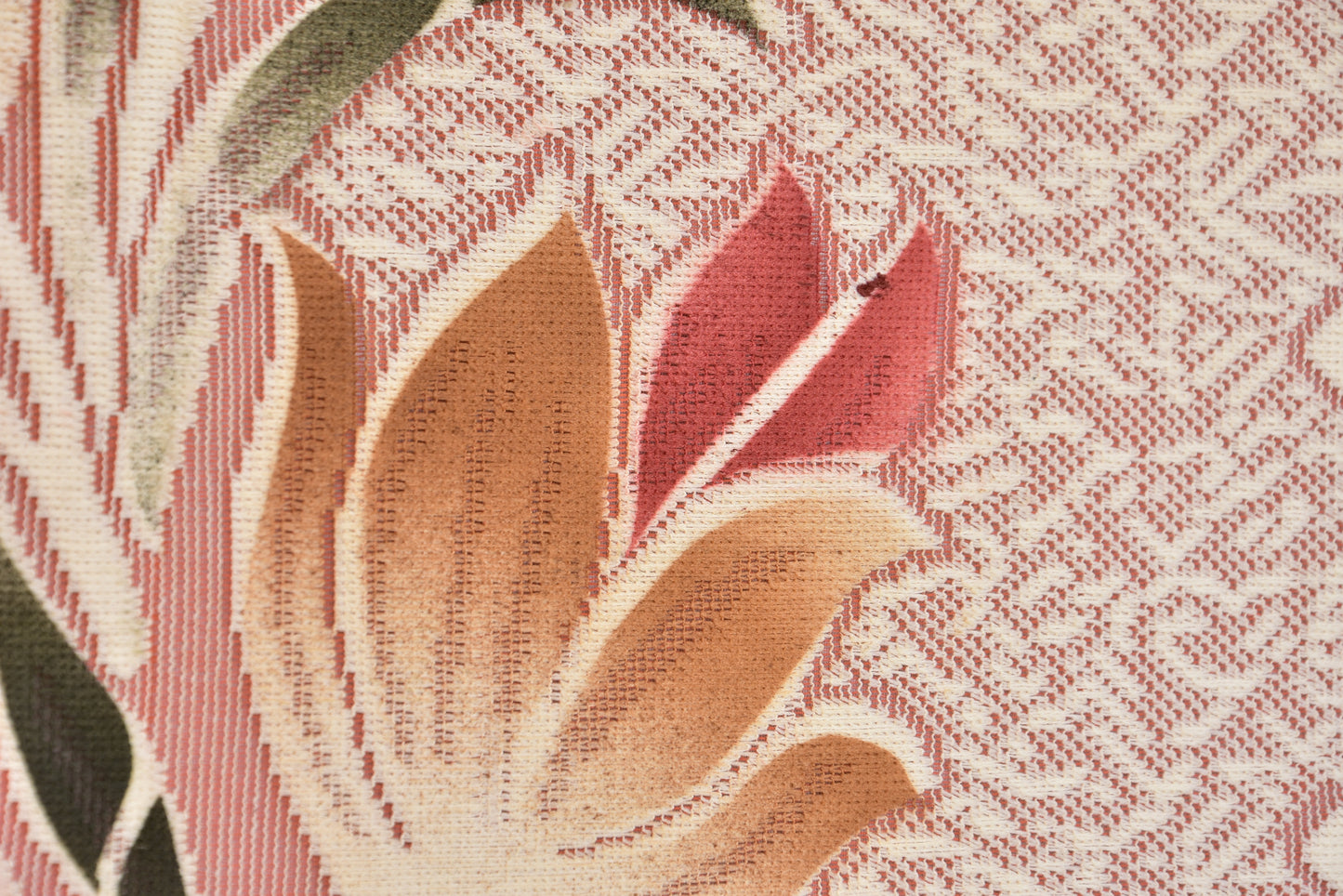 Bigger Fish Polycotton Printed 6 Seater Decorative 60x90 Inch Dining Table Cover (Rust)