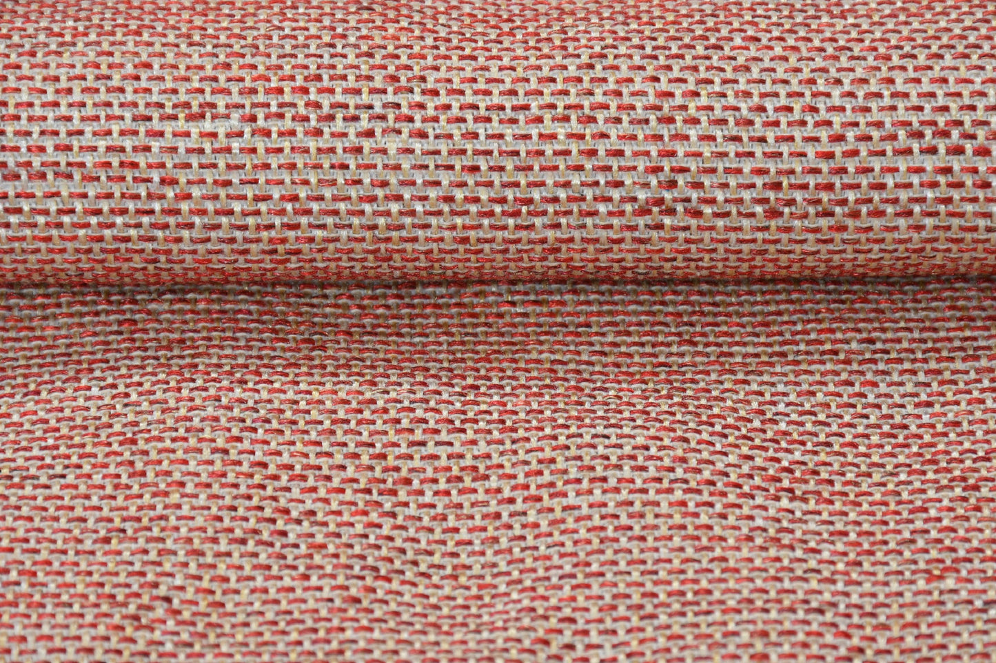 Bigger Fish Set of 5 Plain Jute 16x16 Inch Maroon & Cream Cushion Covers