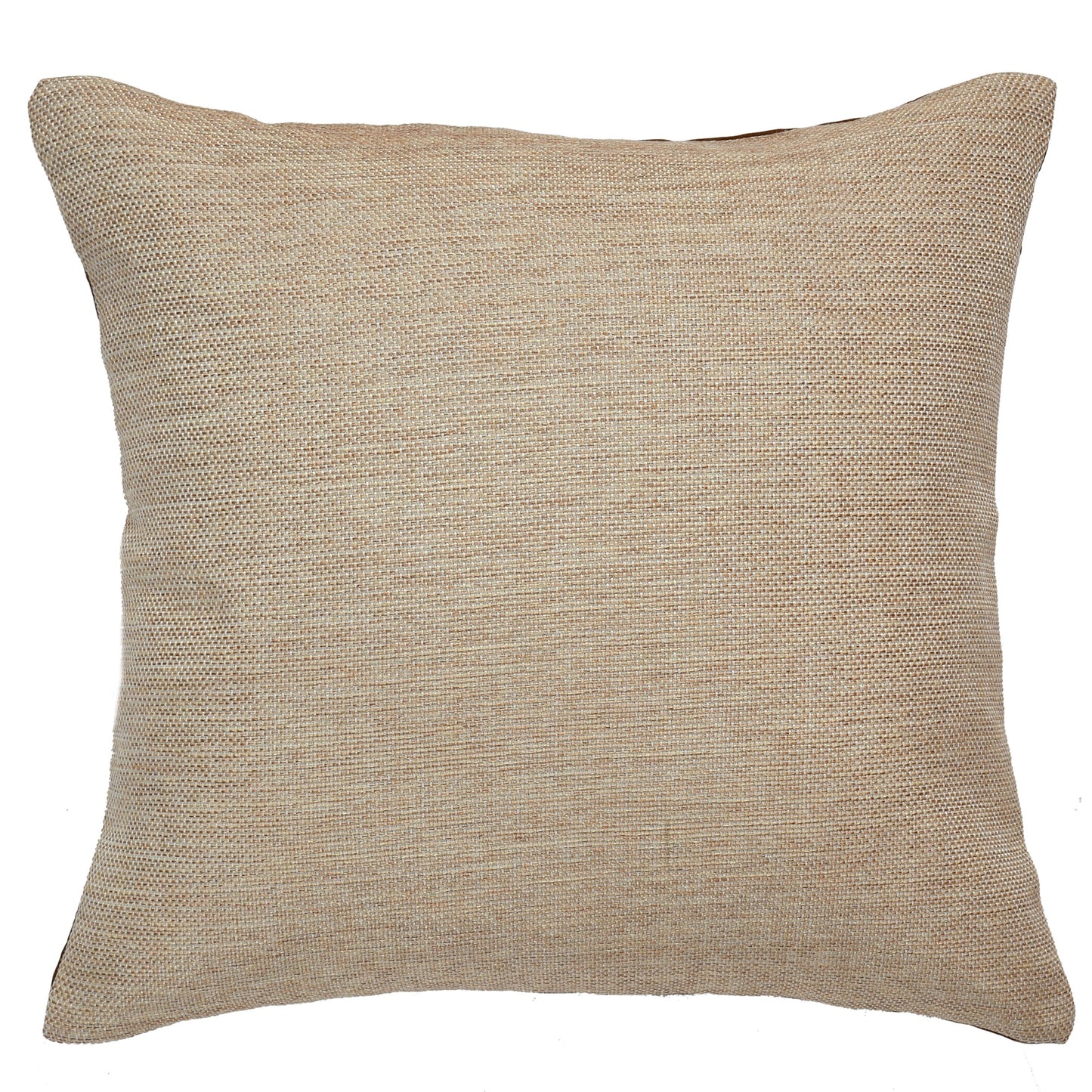 Bigger Fish Set of 5 Plain Jute 16x16 Inch Fown Cushion Covers