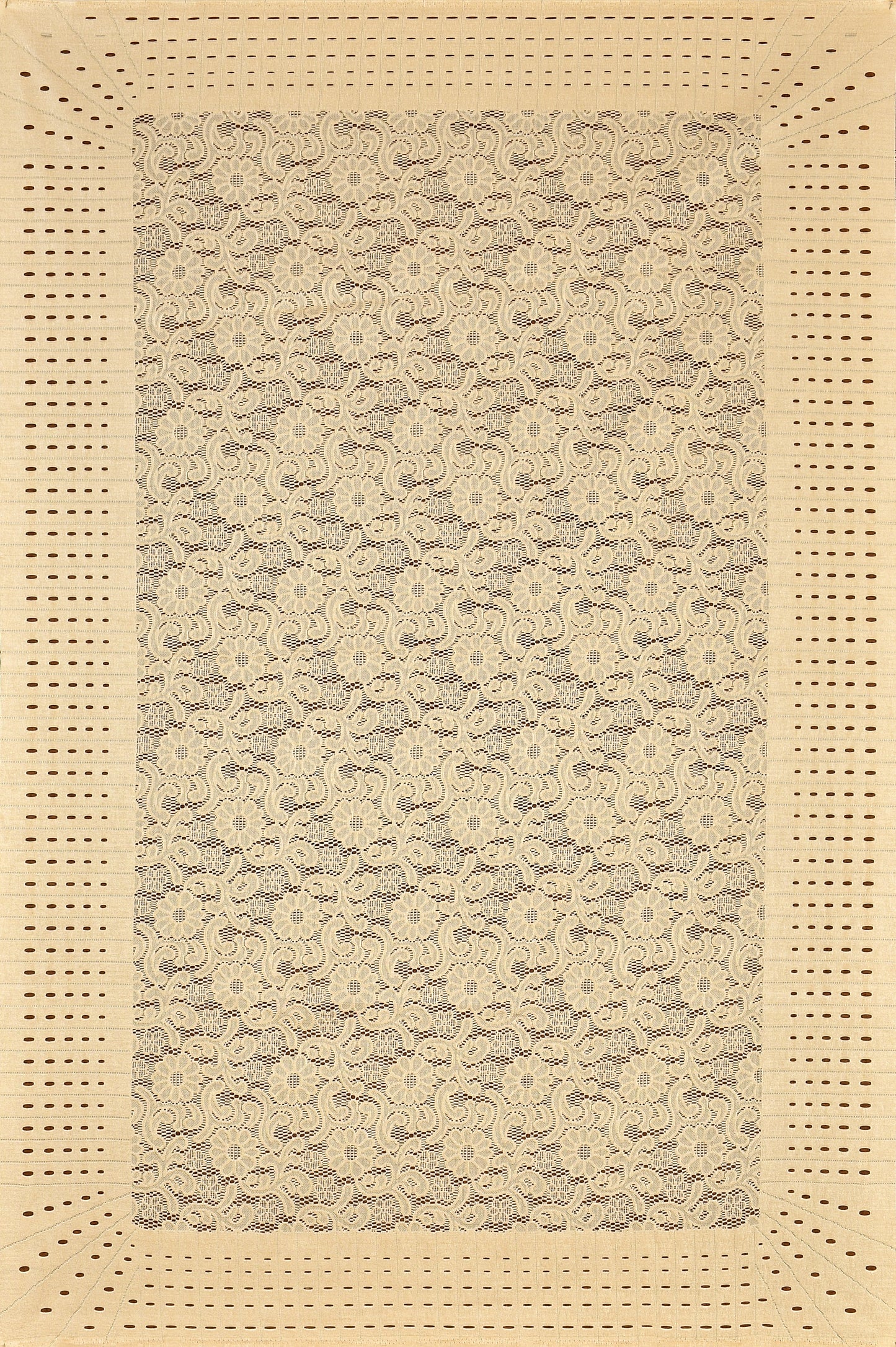 Bigger Fish Silk Fabric 40x60 Inch Fown 4 Seater Silky Center Table Cover - Premium Quality & Style