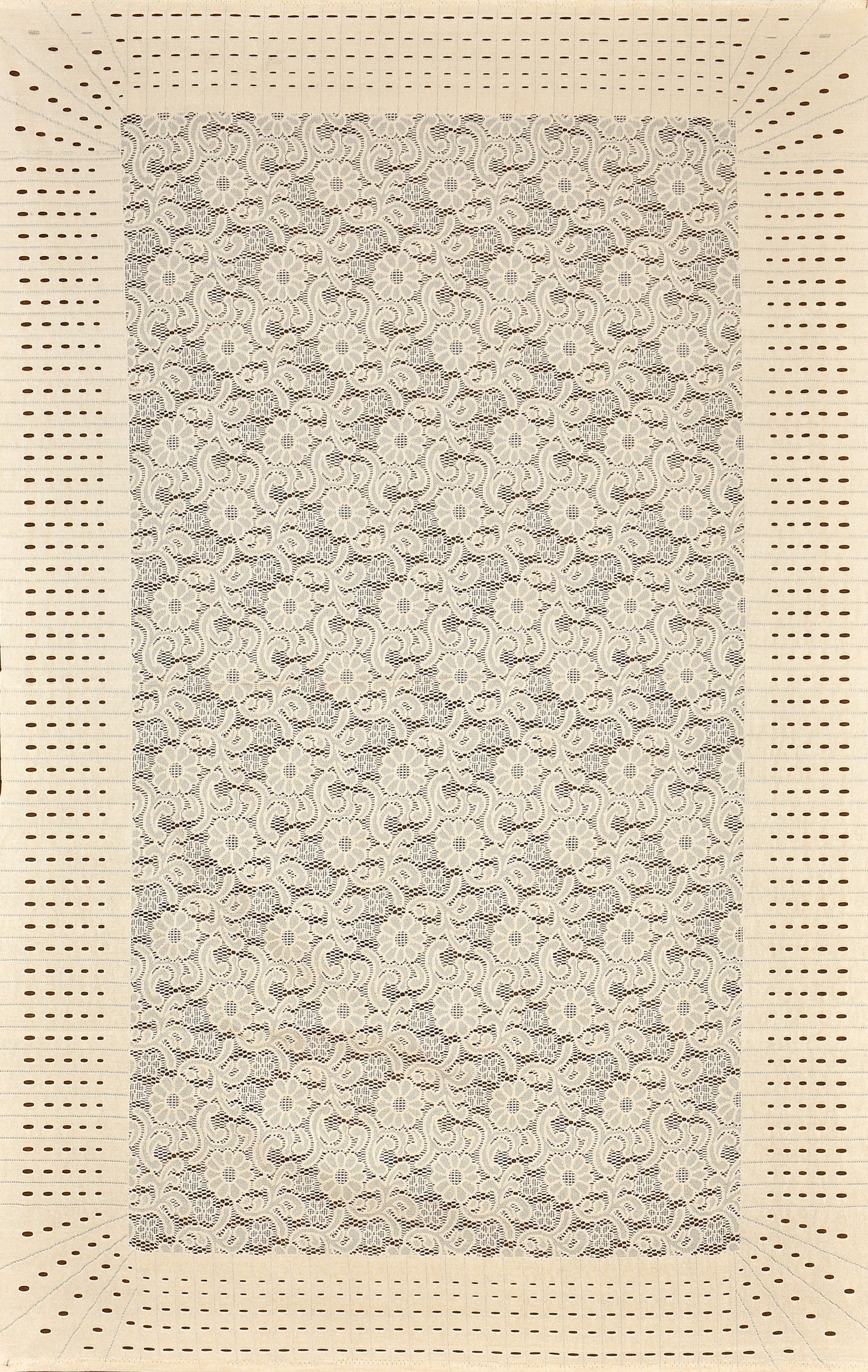 Bigger Fish Silk Fabric 40x60 Inch Peach 4 Seater Silky Center Table Cover - Premium Quality & Style