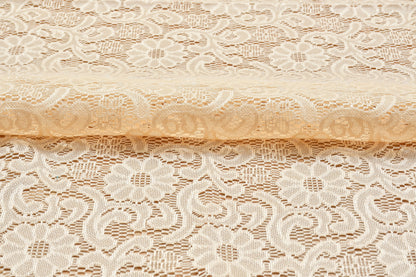 Bigger Fish Silk Fabric 40x60 Inch Peach 4 Seater Silky Center Table Cover - Premium Quality & Style