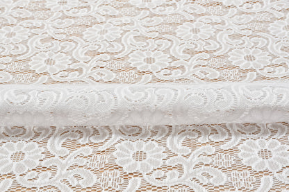 Bigger Fish Silk Fabric 40x60 Inch White 4 Seater Silky Center Table Cover - Premium Quality & Style