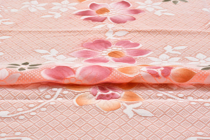 Bigger Fish Poly cotton 40x60 Inch Peach 4 Seater Semi Star Center Table Cover - Premium Quality & Style