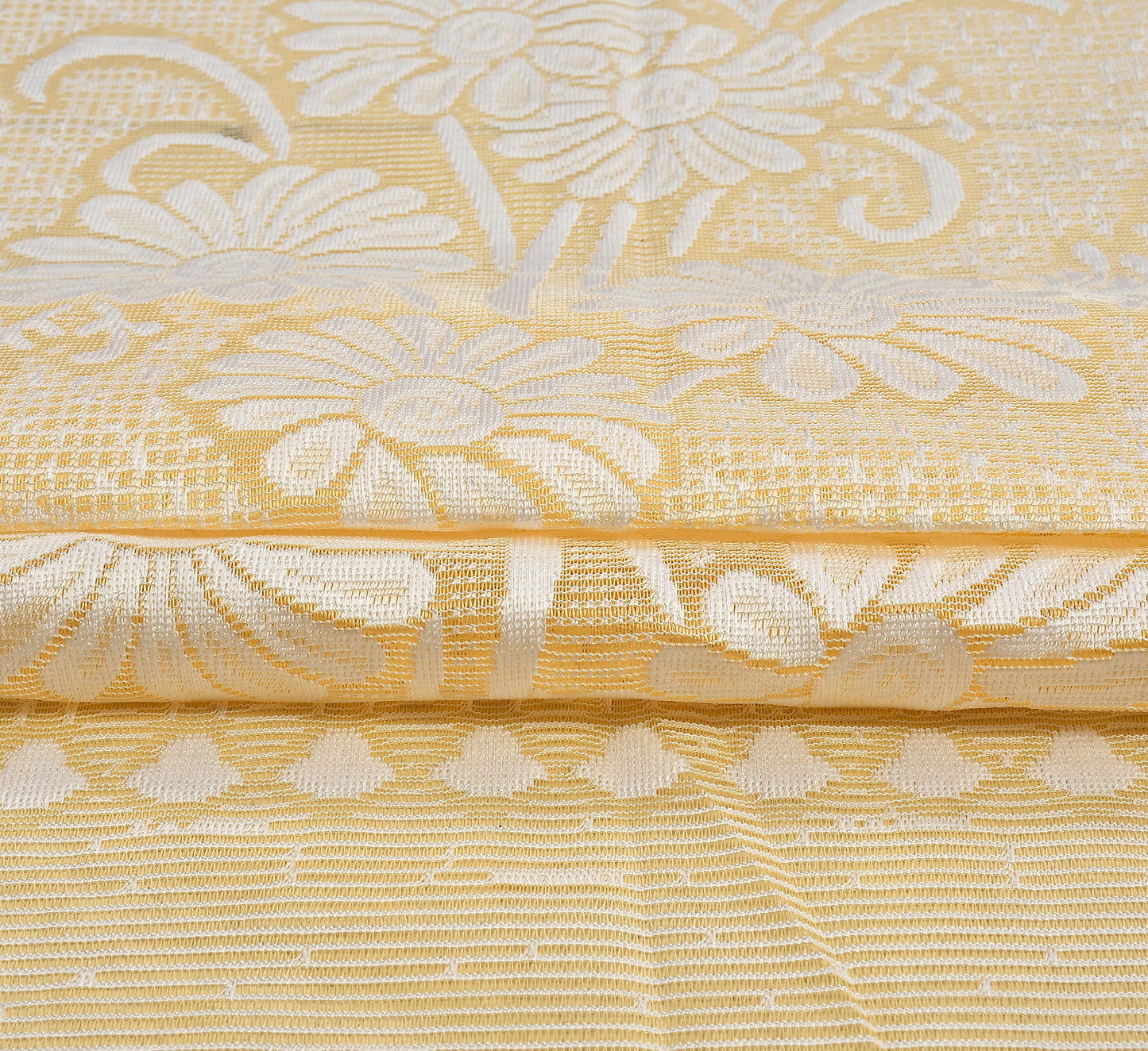Bigger Fish Poly cotton 40x60 Inch Cream 4 Seater Plain Center Table Cover - Premium Quality & Style
