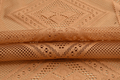 Bigger Fish Poly cotton 40x60 Inch Gold 4 Seater Center Table Cover - Premium Quality & Style
