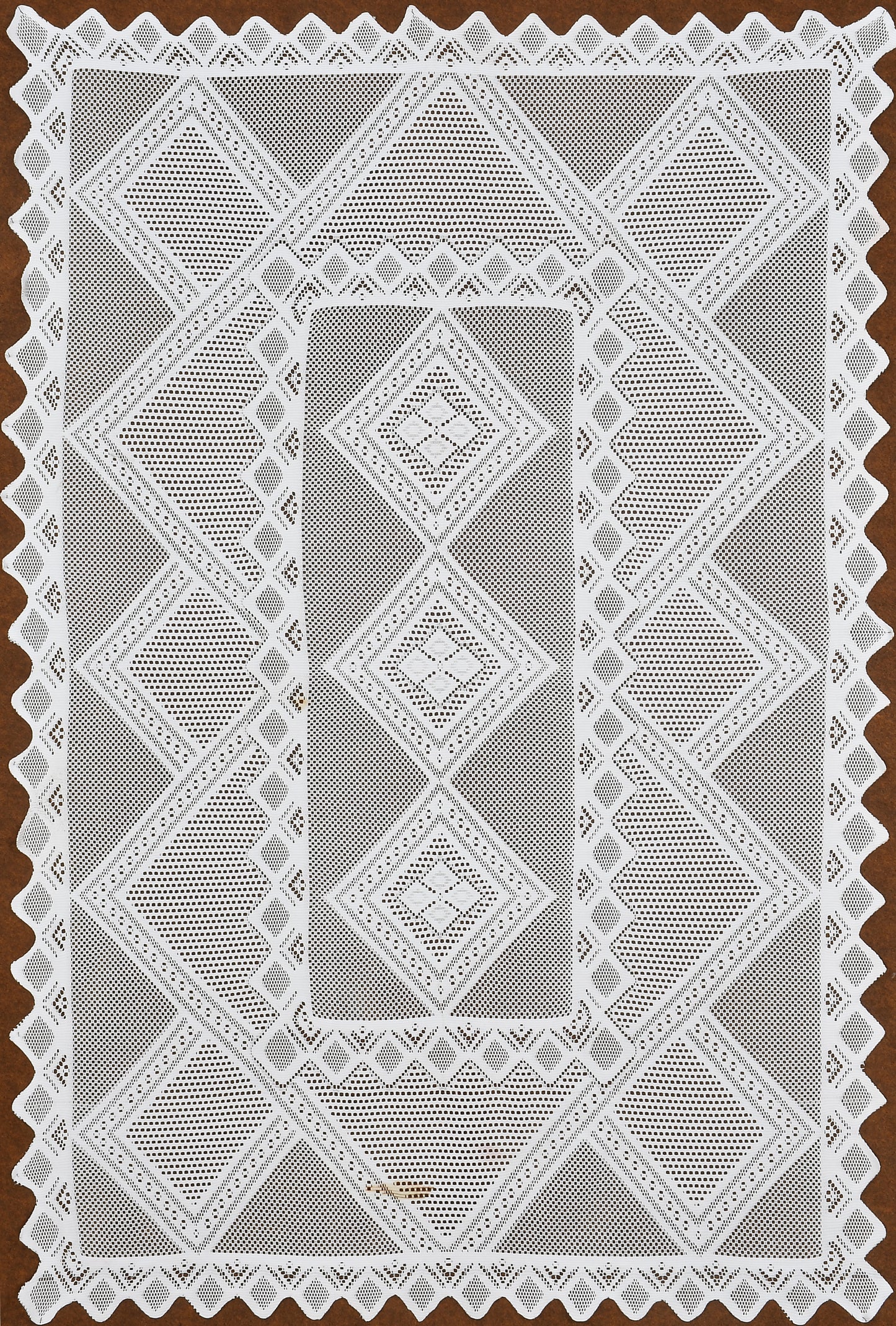 Bigger Fish Poly cotton 40x60 Inch White 4 Seater Center Table Cover - Premium Quality & Style