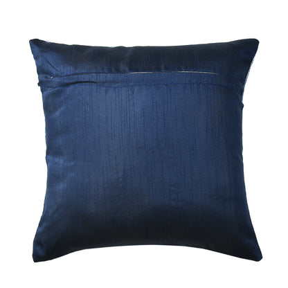 Bigger Fish Set of  Polycotton Cushion Covers - Blue (16x16 Inches)