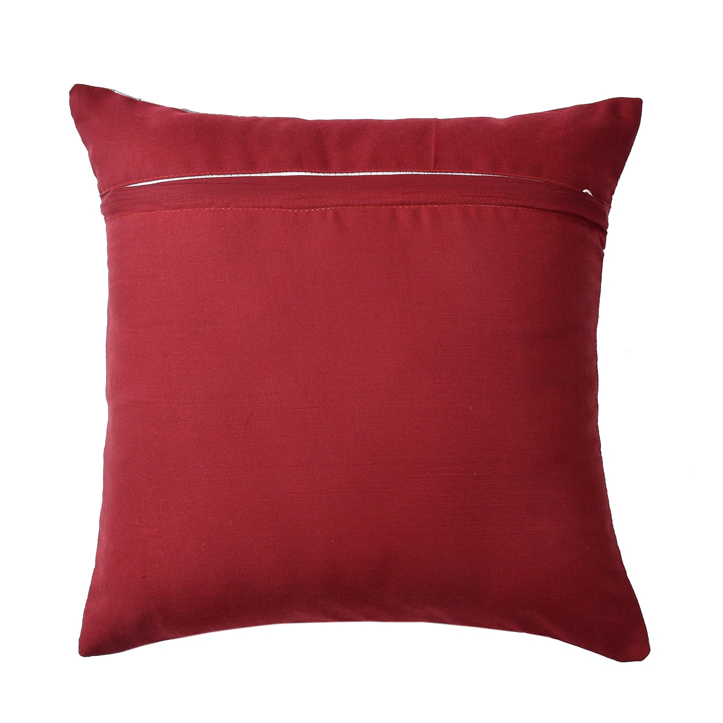 Bigger Fish Set of 5  Polycotton Cushion Covers - Maroon (16x16 Inches)
