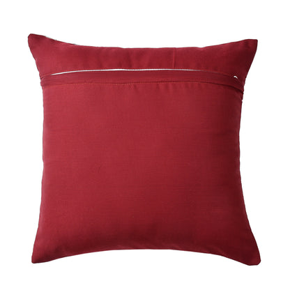 Bigger Fish Set of 5  Polycotton Cushion Covers - Maroon (16x16 Inches)