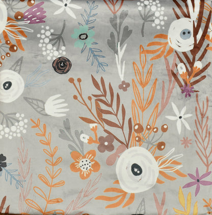Bigger Fish Set of 5 Printed Velvet Cushion Covers - Grey (16x16 Inches)