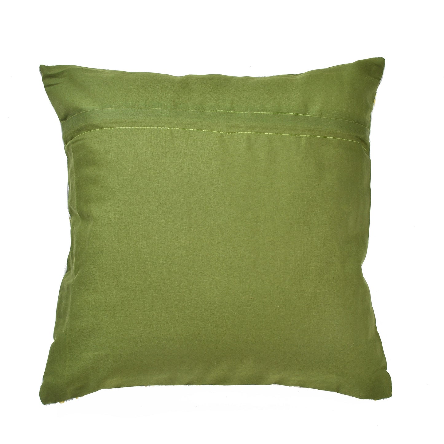 Bigger Fish Set of 5 Printed Velvet Cushion Covers - Green (16x16 Inches)
