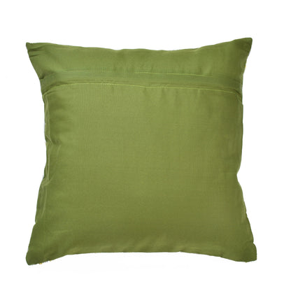 Bigger Fish Set of 5 Printed Velvet Cushion Covers - Green (16x16 Inches)