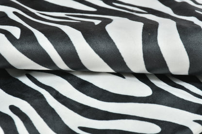 Bigger Fish Set of 5 Printed Velvet  Cushion Covers - Black (16x16 Inches)