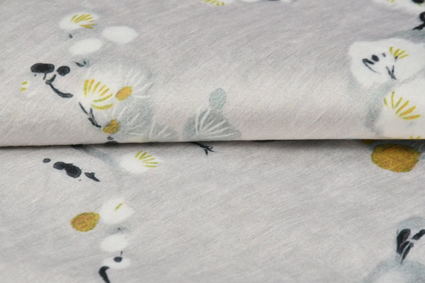 Bigger Fish Set of 5 Printed Velvet Cushion Covers - Grey (16x16 Inches)