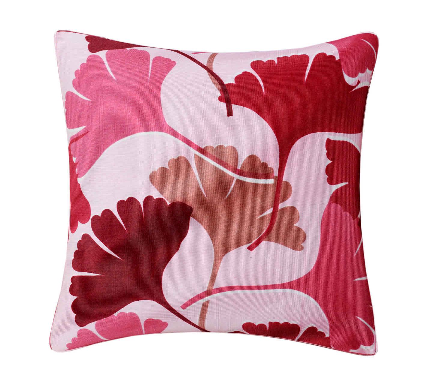 Bigger Fish Set of 5 Digital Print Polycotton Cushion Covers - Maroon (16x16 Inches)