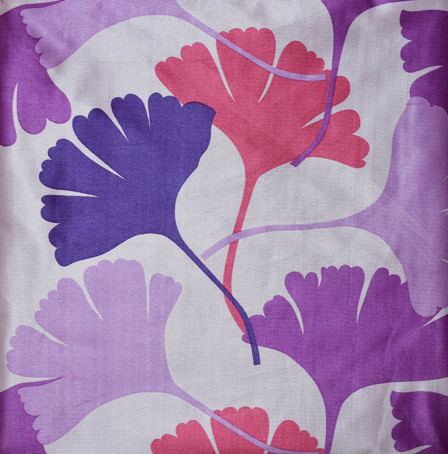 Bigger Fish Set of 5 Digital Print Polycotton Cushion Covers - Purple (16x16 Inches)