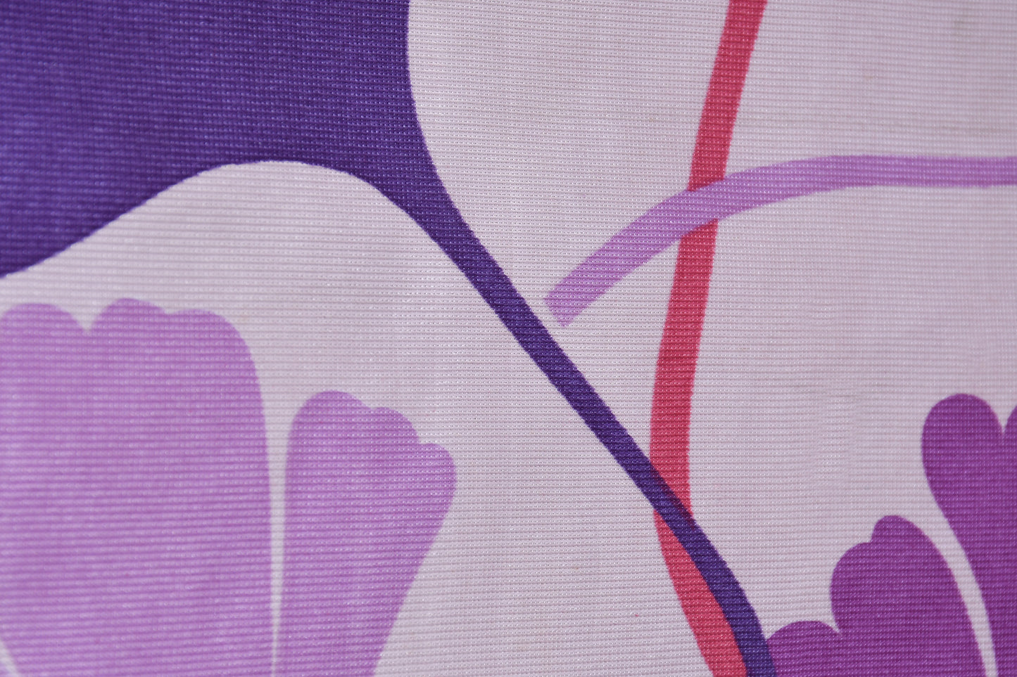 Bigger Fish Set of 5 Digital Print Polycotton Cushion Covers - Purple (16x16 Inches)