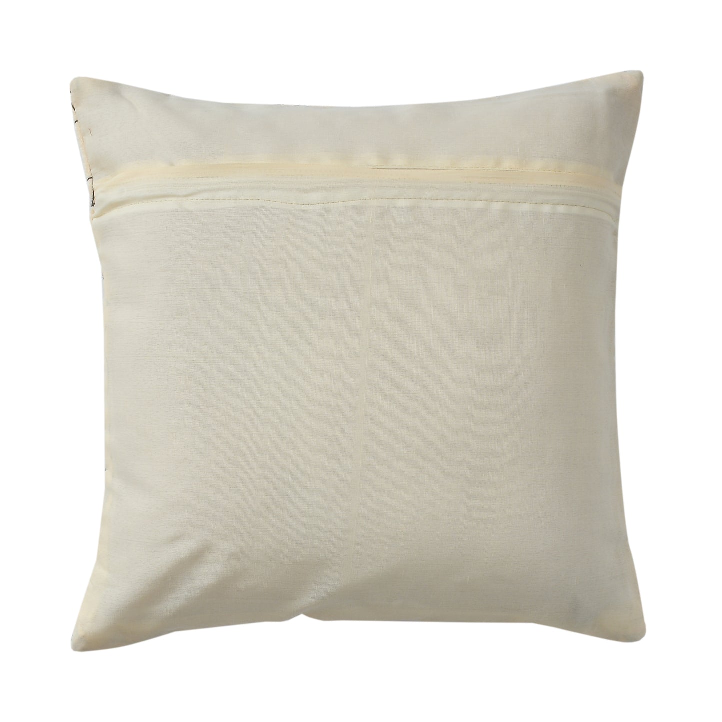 Bigger Fish Set of 5 Suede Cushion Covers - Cream (16x16 Inches)