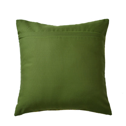 Bigger Fish Set of 5 Suede Cushion Covers - Green (16x16 Inches)
