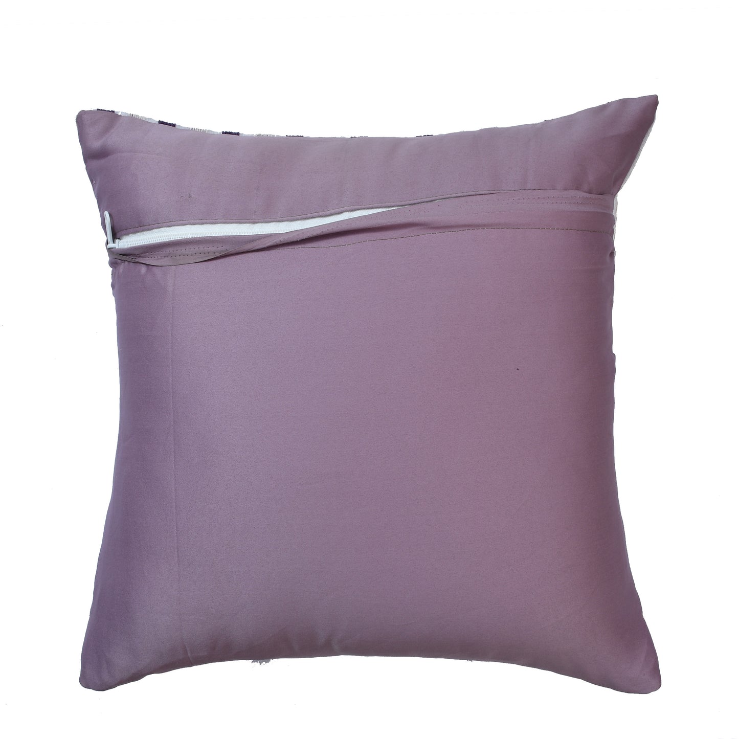 Bigger Fish Set of 5 Tissue Chenille Striped Cushion Covers - Lavender (16x16 Inches)