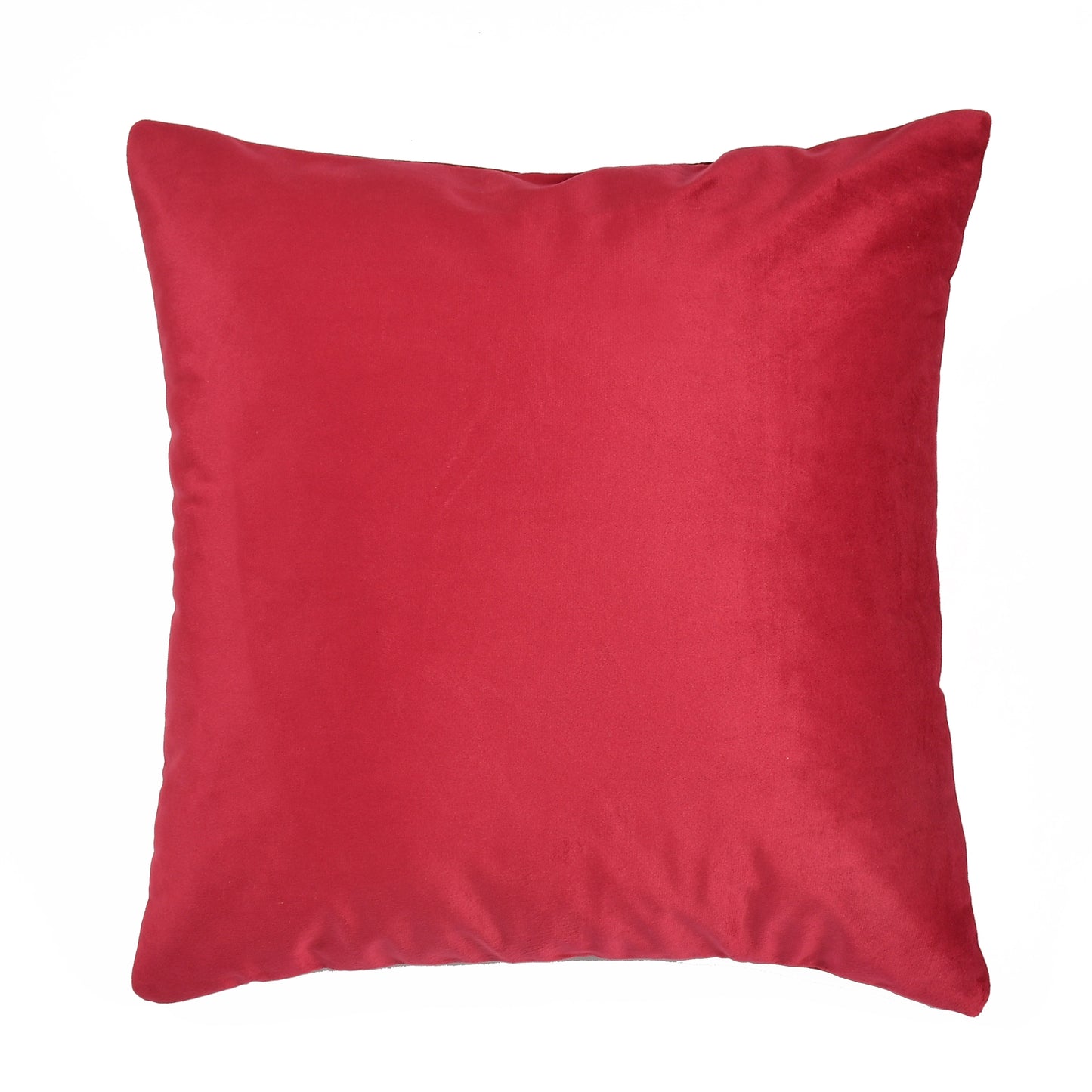 Bigger Fish Set of 5 Printed  Velvet  Cushion Covers - Green (16x16 Inches)