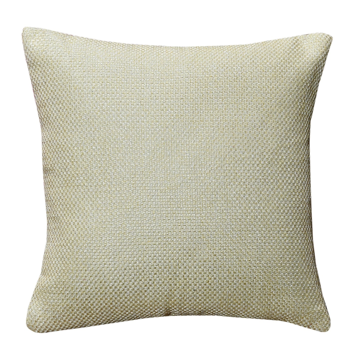 Bigger Fish Set of 5 Plain Jute 16x16 Inch Cream Cushion Covers