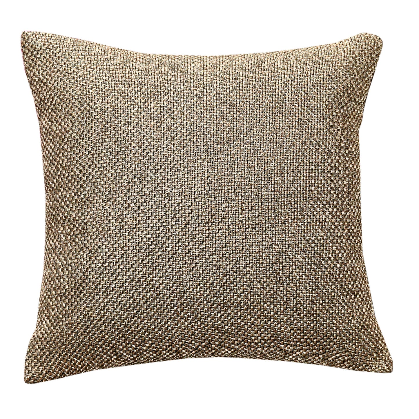 Bigger Fish Set of 5 Plain Jute 16x16 Inch Mustard Cushion Covers