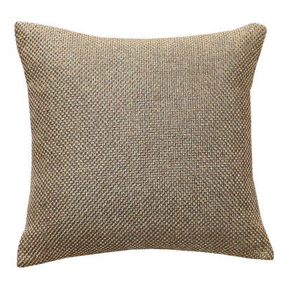 Bigger Fish Set of 5 Plain Jute 16x16 Inch Mustard Cushion Covers