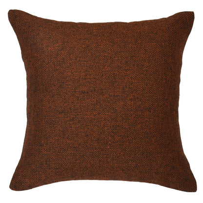 Bigger Fish Set of 5 Plain Jute 16x16 Inch Rust Cushion Covers