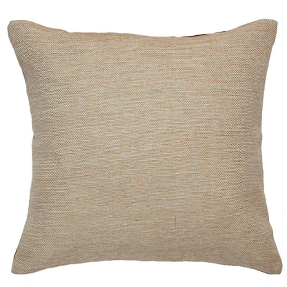 Bigger Fish Set of 5 Plain Jute 16x16 Inch Fown Cushion Covers