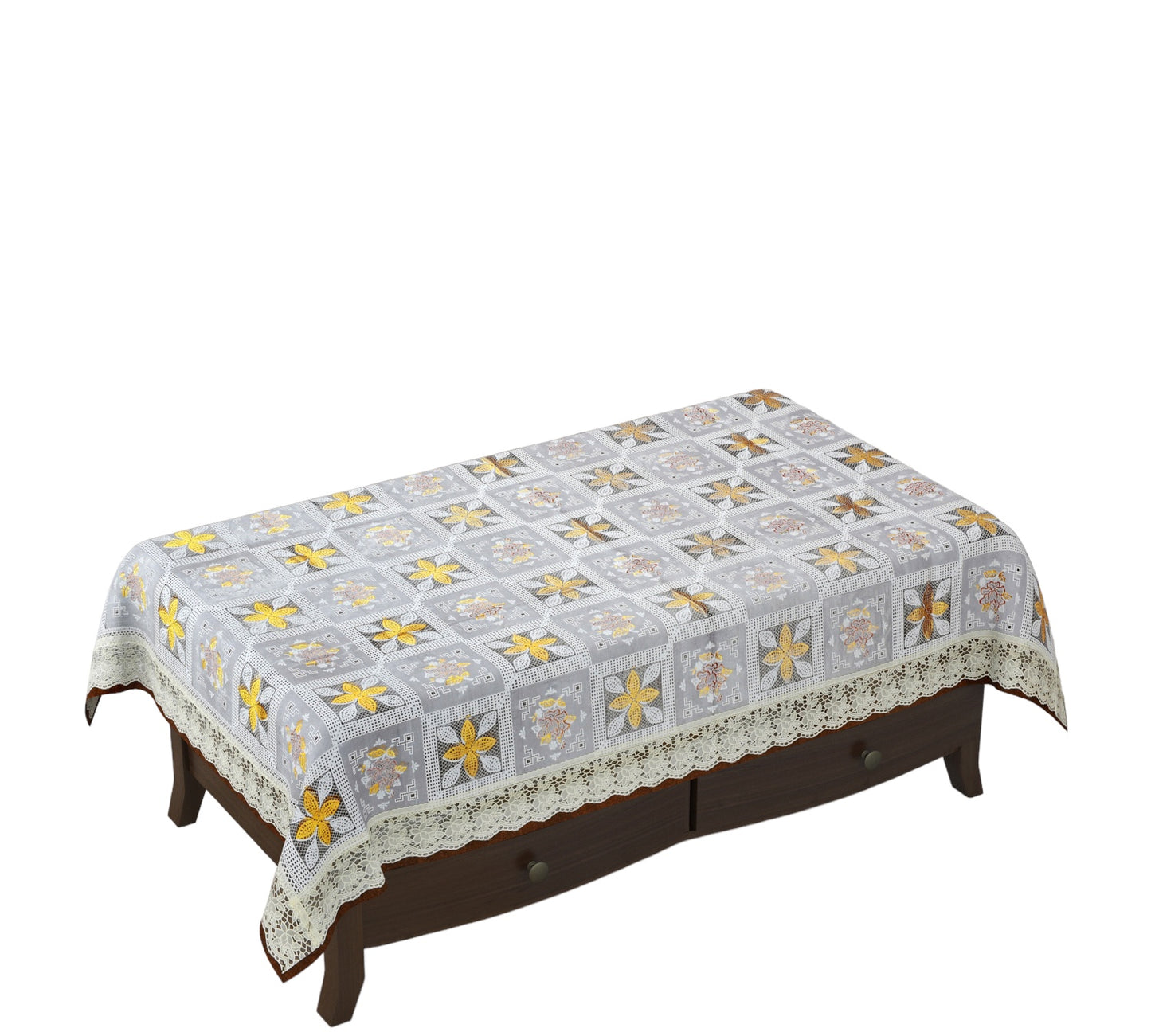 Bigger Fish Waterproof PVC 4 Seater Center Table Cover (40x60 inch) -