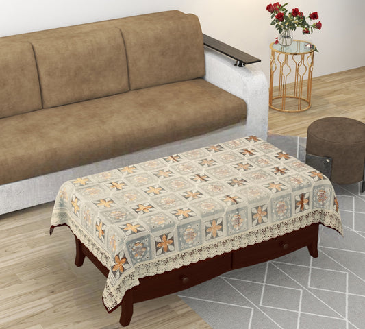 Bigger Fish Waterproof PVC 4 Seater Center Table Cover (40x60 inch) -