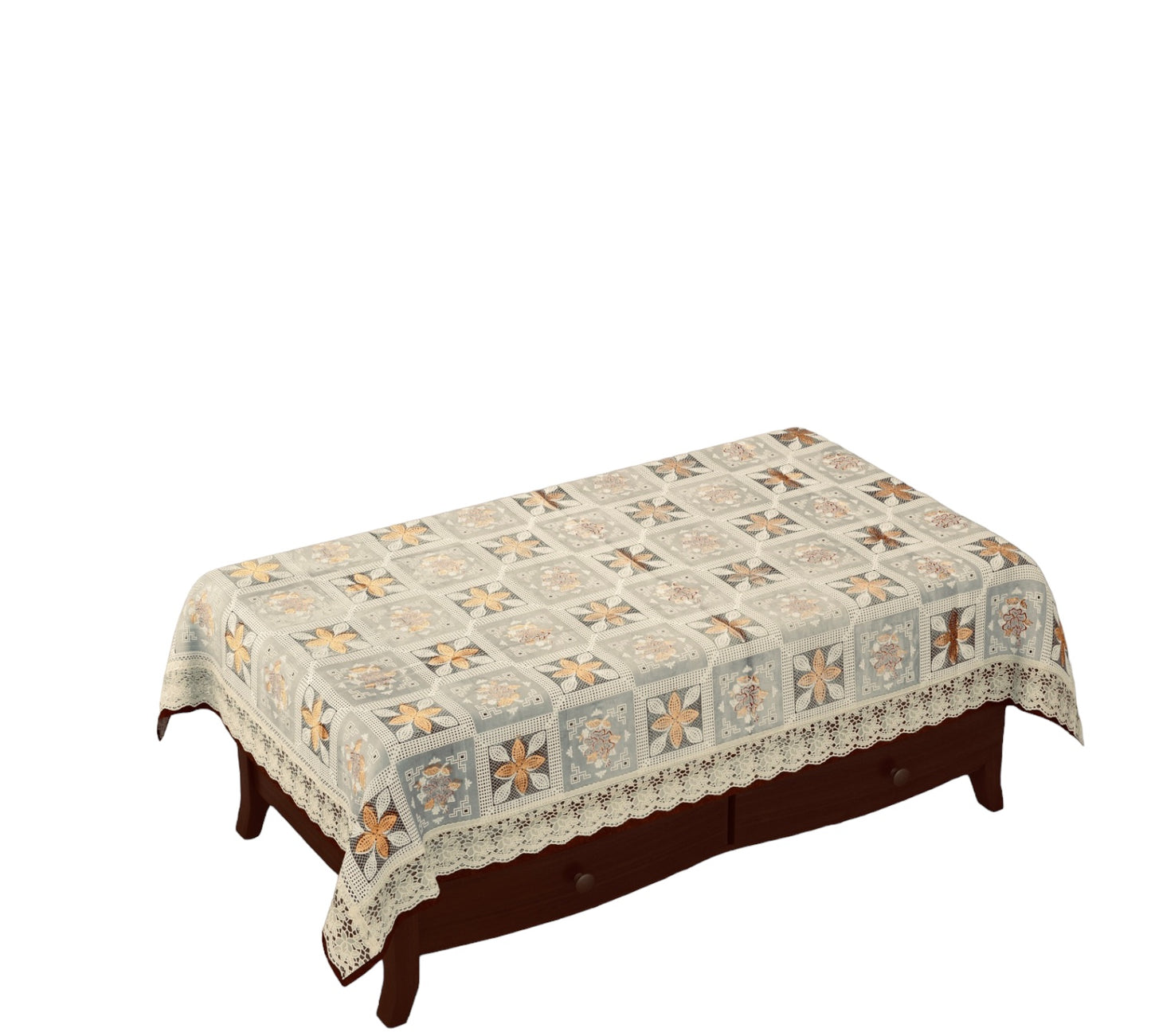 Bigger Fish Waterproof PVC 4 Seater Center Table Cover (40x60 inch) -