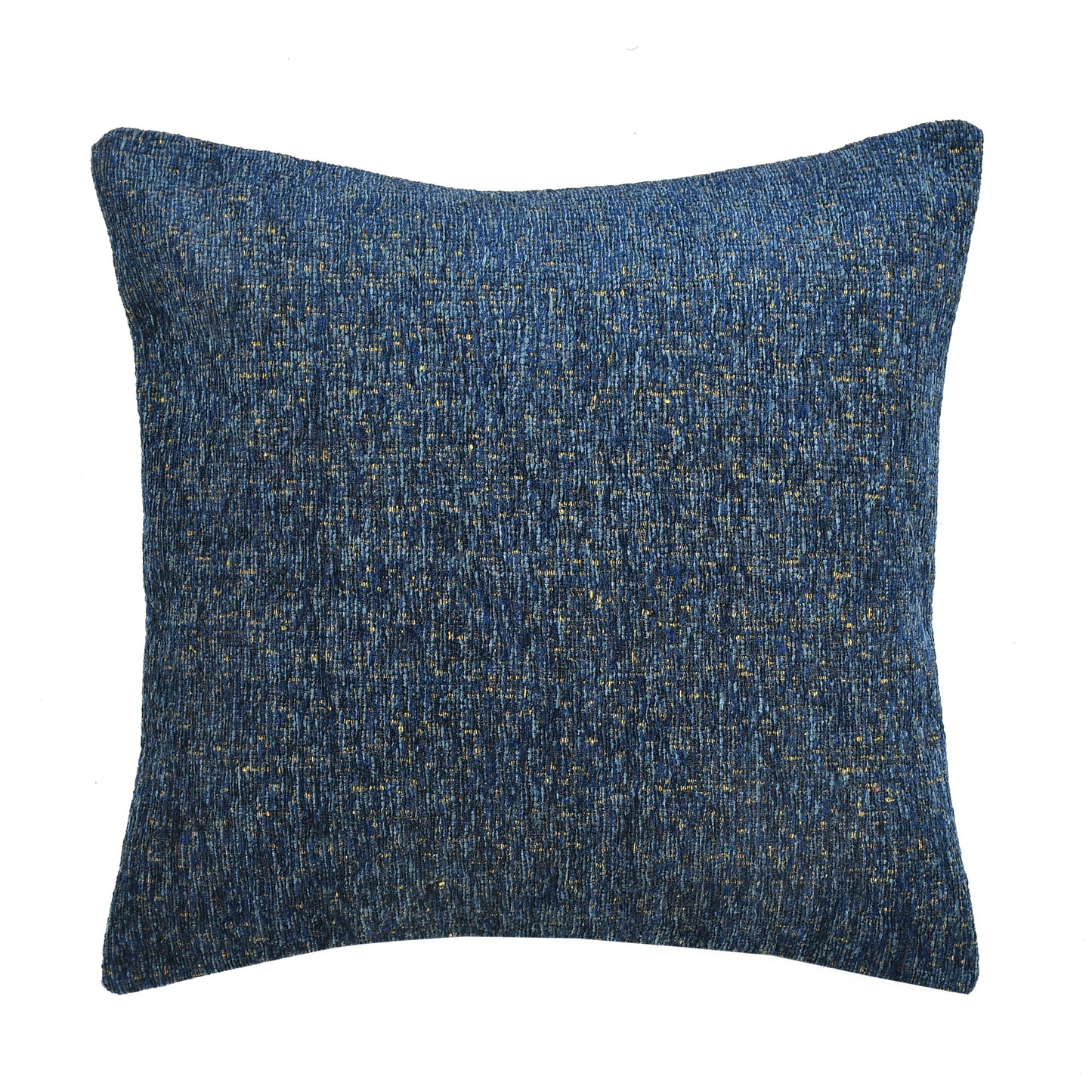 Bigger Fish Set of 5 Chenille Cushion Covers - Blue (16x16 Inches)