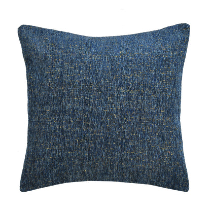 Bigger Fish Set of 5 Chenille Cushion Covers - Blue (16x16 Inches)