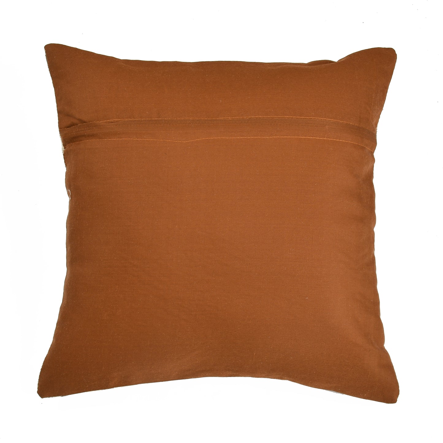 Bigger Fish Set of 5 Chenille Cushion Covers - Brown (16x16 Inches)