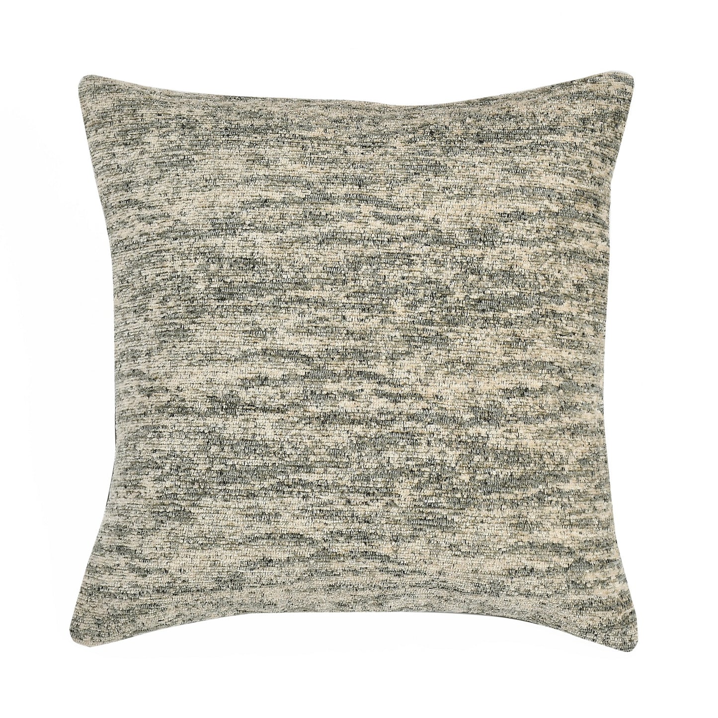 Bigger Fish Set of 5 Chenille Cushion Covers - Grey  (16x16 Inches)