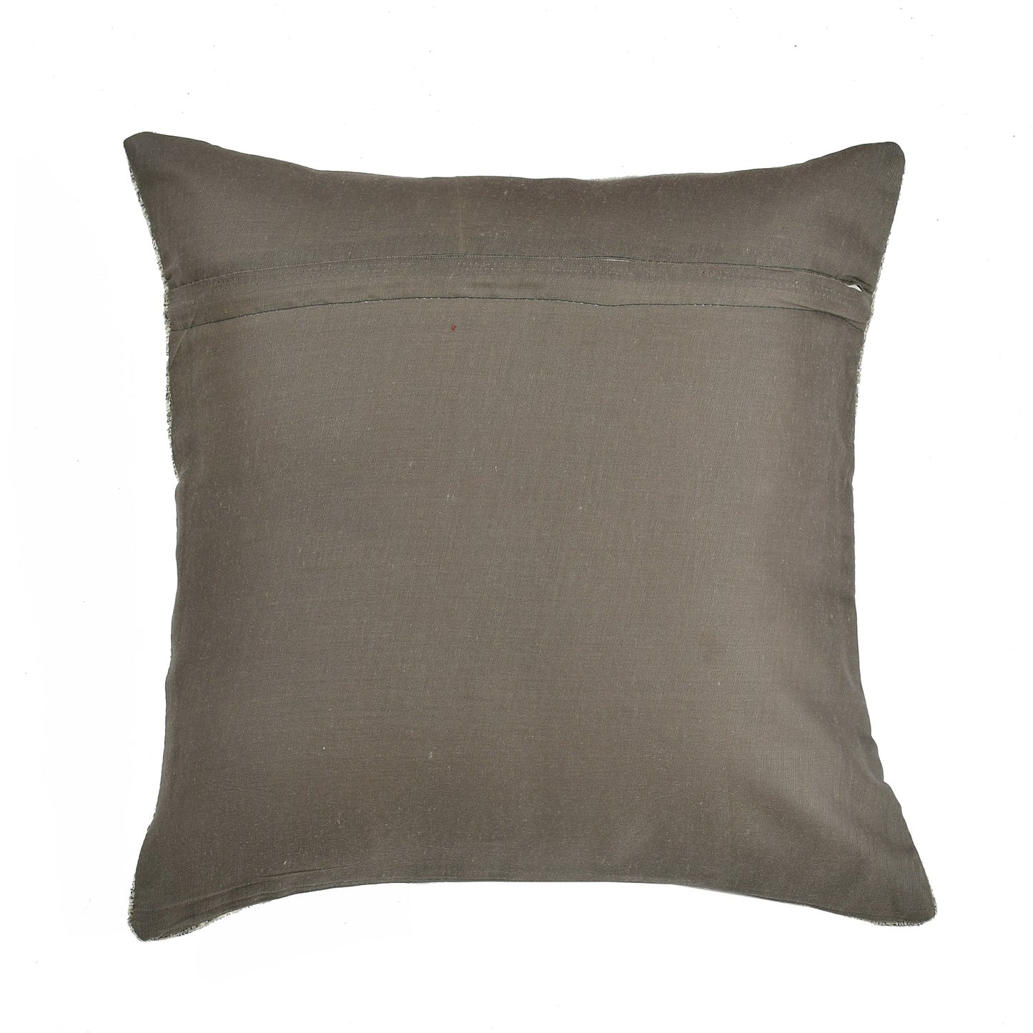 Bigger Fish Set of 5 Chenille Cushion Covers - Grey  (16x16 Inches)