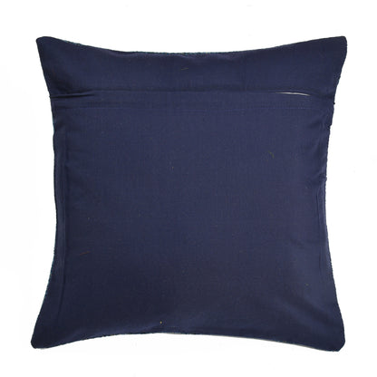 Bigger Fish Set of 5 Chenille Cushion Covers - L Blue (16x16 Inches)