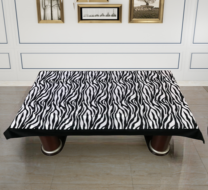 Bigger Fish Velvet 40x60 Inch Black 4 Seater Center Table Cover - Premium Quality & Style