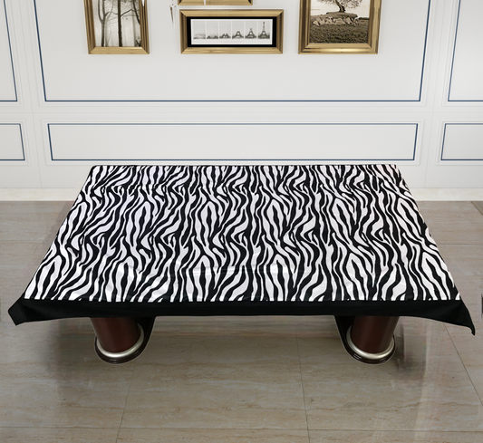 Bigger Fish Velvet 40x60 Inch Black 4 Seater Center Table Cover - Premium Quality & Style