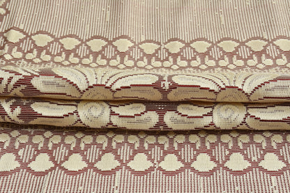 Bigger Fish Poly cotton 40x40 Inch Maroon 2 Seater BB Plain Small Center Table Cover - Premium Quality & Style