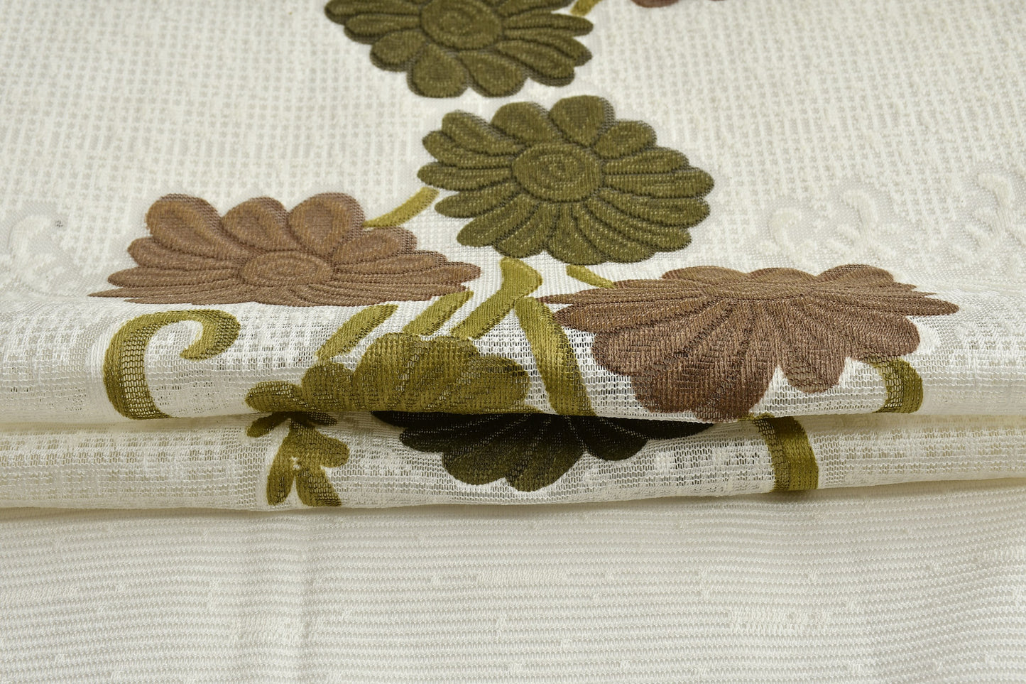 Bigger Fish Poly cotton 40x60 Inch Green 4 Seater Printed Center Table Cover - Premium Quality & Style