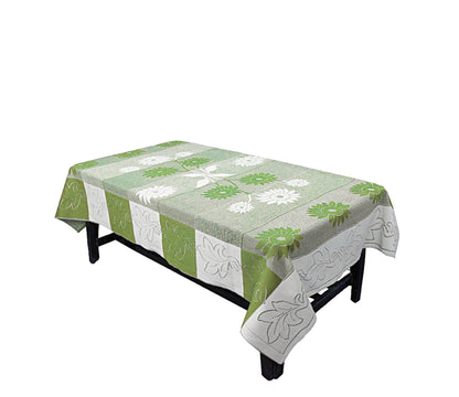 Bigger Fish Poly cotton 40x60 Inch Green 4 Seater Center Table Cover - Premium Quality & Style